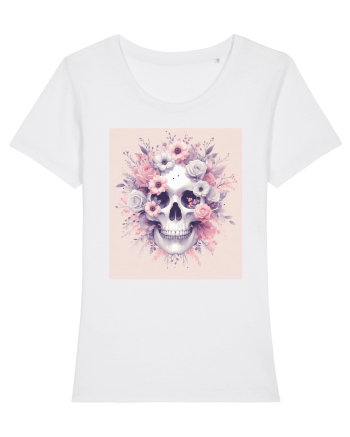 Skull/Craniu in diferite stiluri 08 White