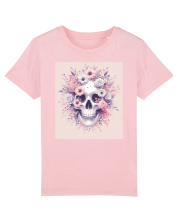 Skull/Craniu in diferite stiluri 08 Cotton Pink