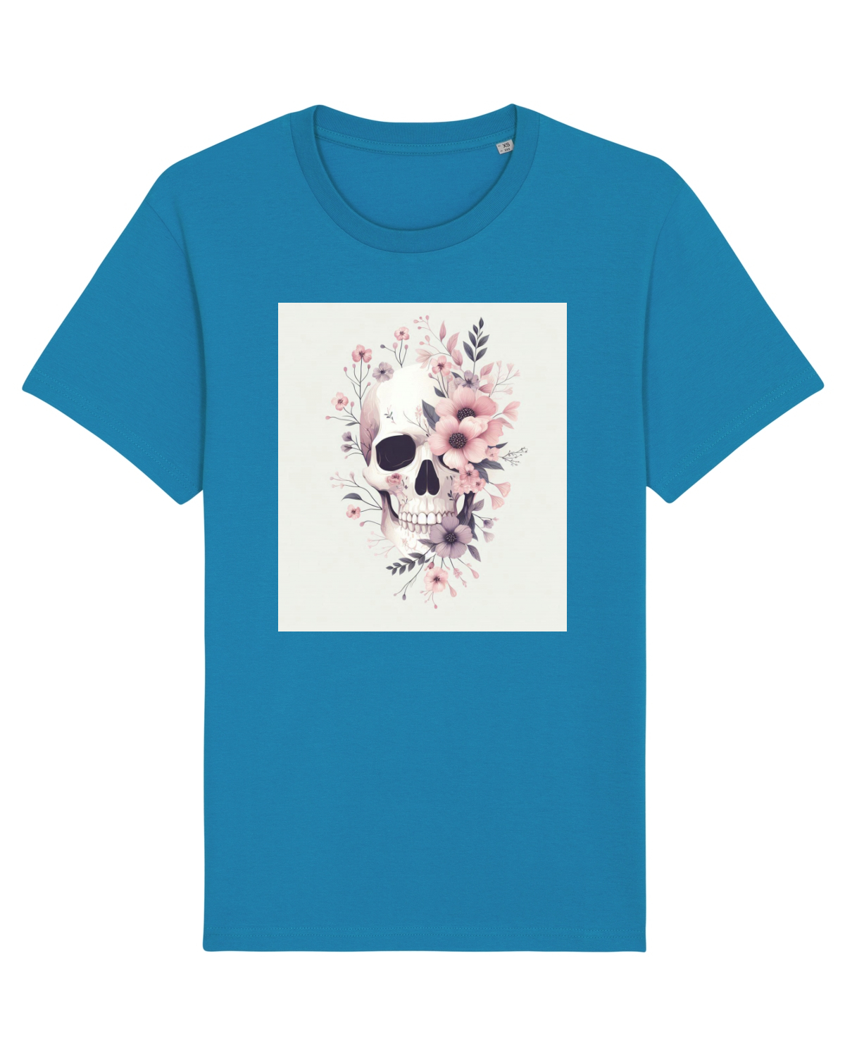 Tricou mânecă scurtă Unisex Rocker Azur