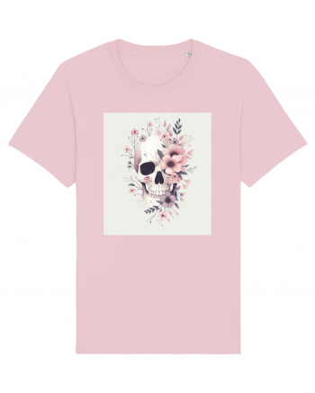 Skull/Craniu in diferite stiluri 09 Cotton Pink