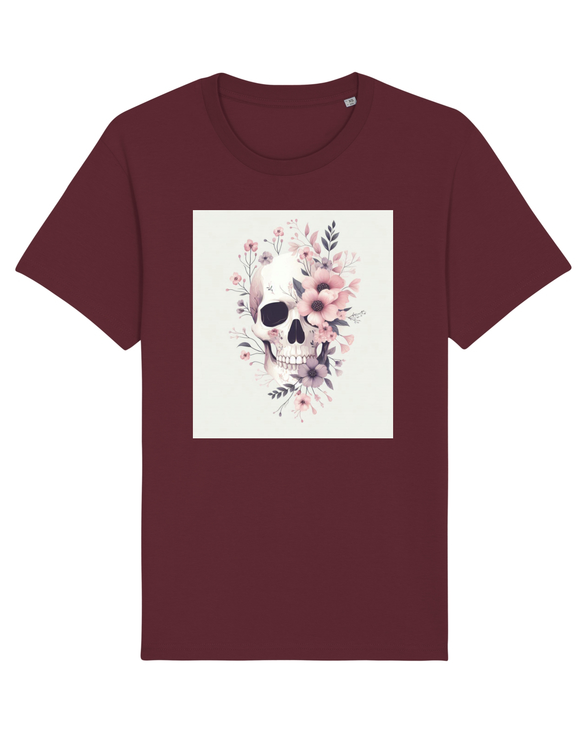 Tricou mânecă scurtă Unisex Rocker Burgundy