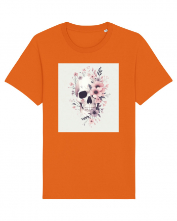 Skull/Craniu in diferite stiluri 09 Bright Orange