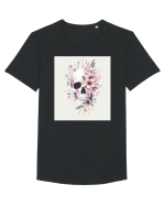 Skull/Craniu in diferite stiluri 09 Tricou mânecă scurtă guler larg Bărbat Skater
