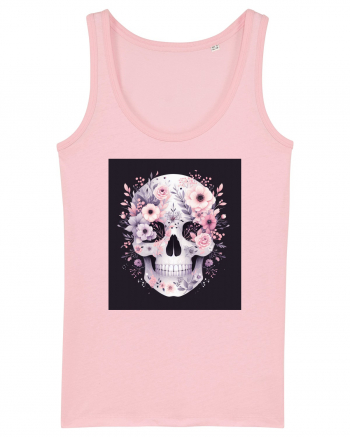 Skull/Craniu in diferite stiluri 11 Cotton Pink