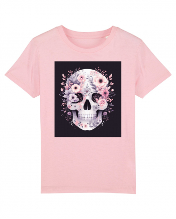 Skull/Craniu in diferite stiluri 11 Cotton Pink
