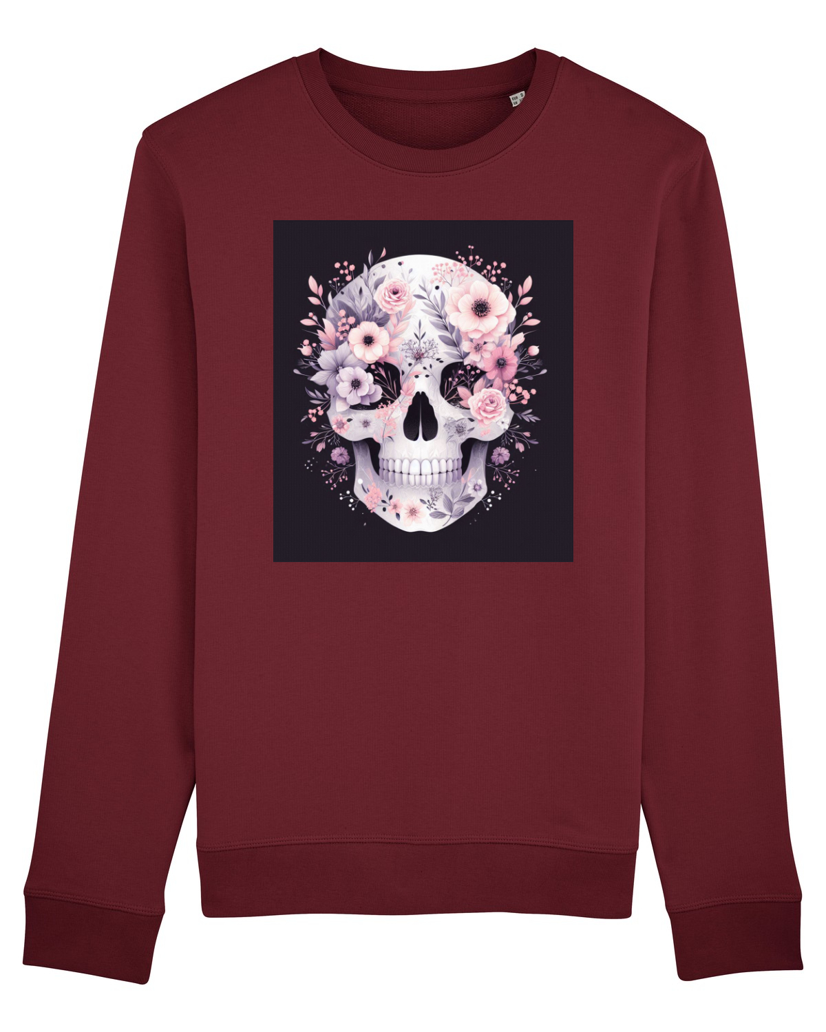 Bluză mânecă lungă Unisex Rise Burgundy