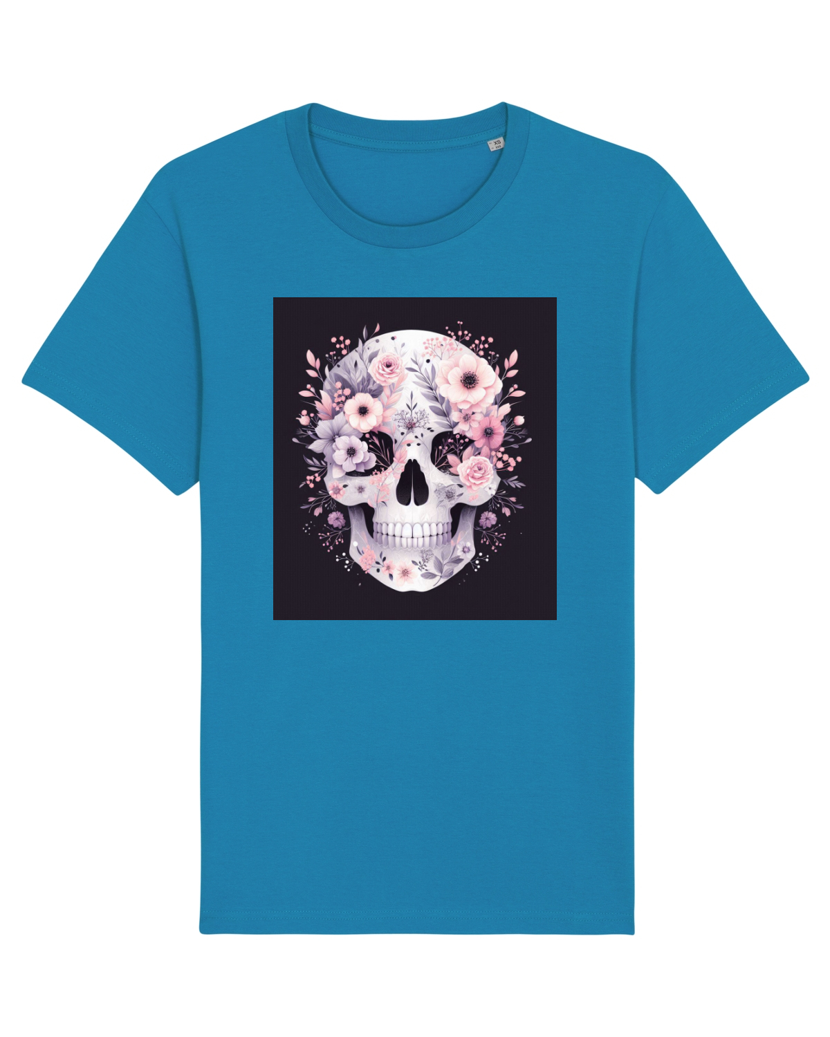 Tricou mânecă scurtă Unisex Rocker Azur