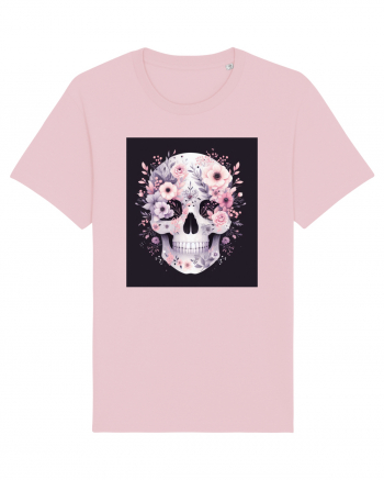 Skull/Craniu in diferite stiluri 11 Cotton Pink