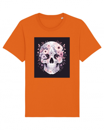 Skull/Craniu in diferite stiluri 11 Bright Orange