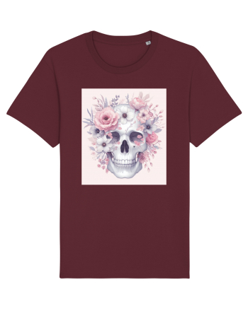 Skull/Craniu in diferite stiluri 12 Burgundy