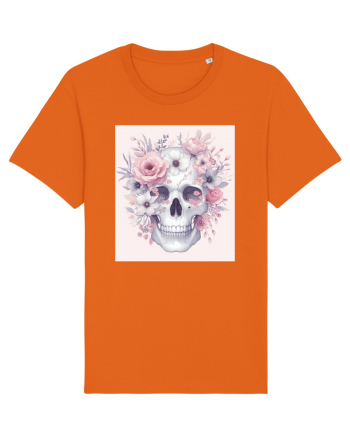 Skull/Craniu in diferite stiluri 12 Bright Orange