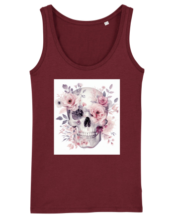 Skull/Craniu in diferite stiluri 13 Burgundy