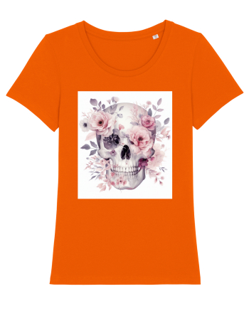 Skull/Craniu in diferite stiluri 13 Bright Orange