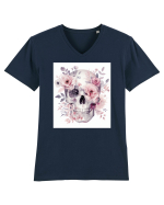 Skull/Craniu in diferite stiluri 13 Tricou mânecă scurtă guler V Bărbat Presenter