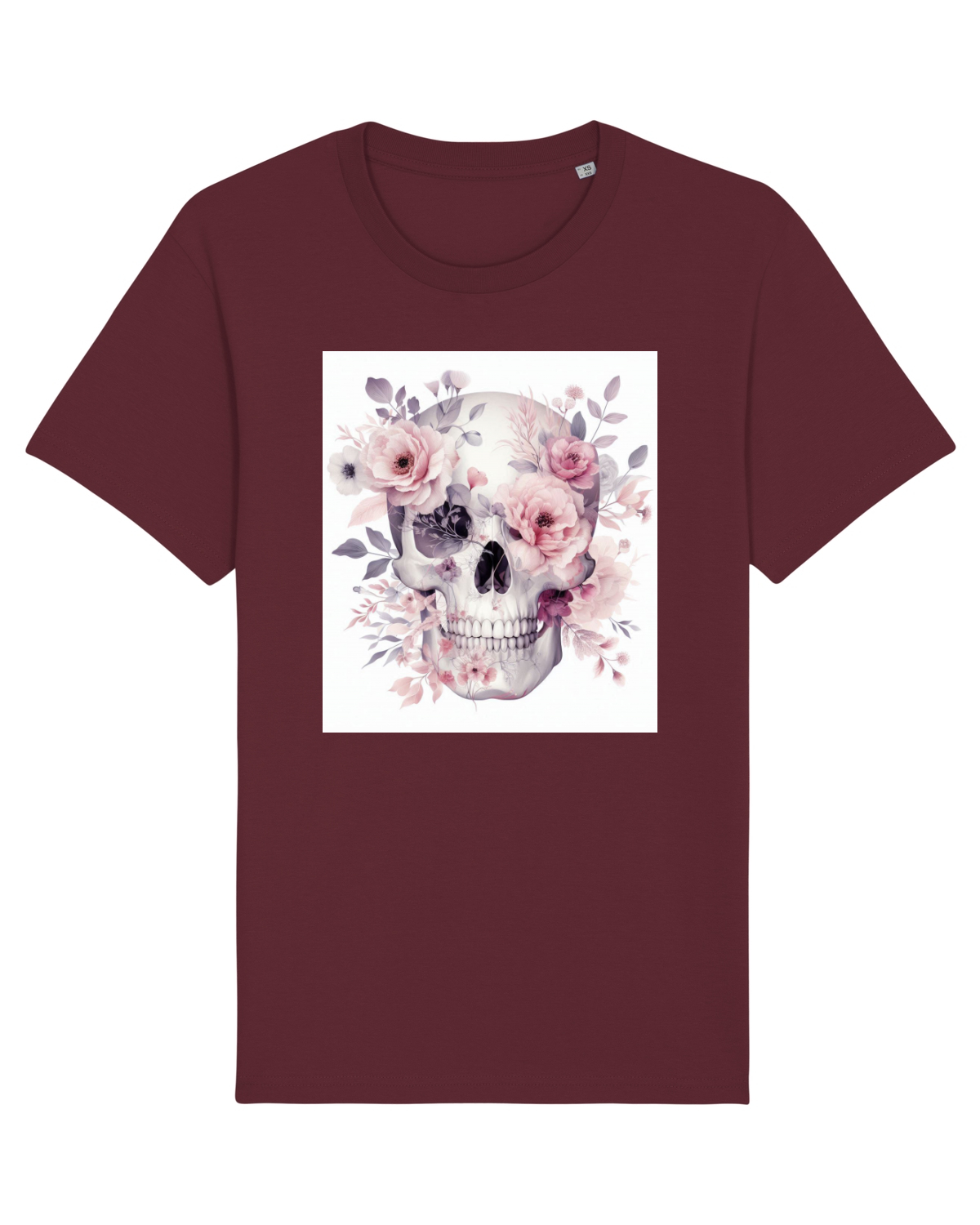 Tricou mânecă scurtă Unisex Rocker Burgundy