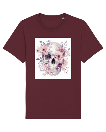 Skull/Craniu in diferite stiluri 13 Burgundy