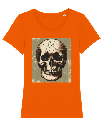 Skull/Craniu in diferite stiluri 14 Bright Orange