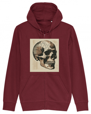 Skull/Craniu in diferite stiluri 15 Burgundy