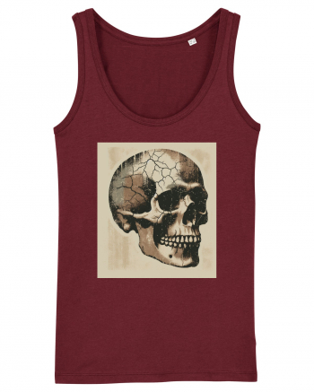 Skull/Craniu in diferite stiluri 15 Burgundy