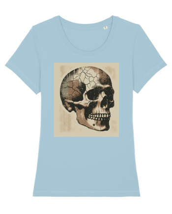 Skull/Craniu in diferite stiluri 15 Sky Blue