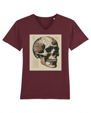 Skull/Craniu in diferite stiluri 15 Burgundy