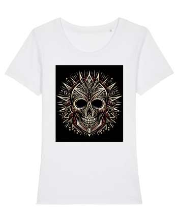 Skull/Craniu in diferite stiluri 16 White