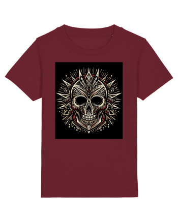 Skull/Craniu in diferite stiluri 16 Burgundy