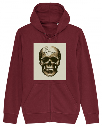 Skull/Craniu in diferite stiluri 17 Burgundy