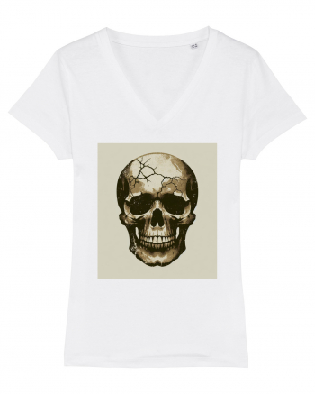 Skull/Craniu in diferite stiluri 17 White