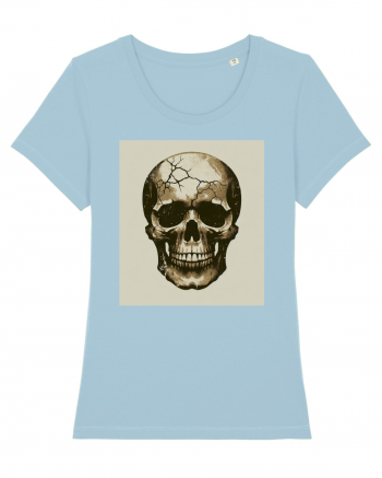 Skull/Craniu in diferite stiluri 17 Sky Blue