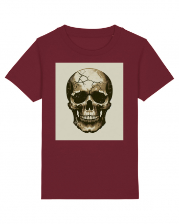 Skull/Craniu in diferite stiluri 17 Burgundy