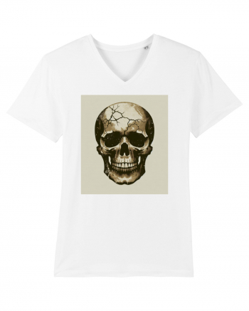 Skull/Craniu in diferite stiluri 17 White