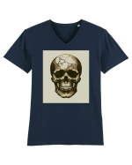 Skull/Craniu in diferite stiluri 17 Tricou mânecă scurtă guler V Bărbat Presenter