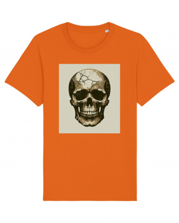 Skull/Craniu in diferite stiluri 17 Bright Orange