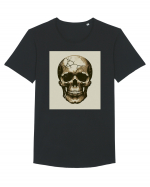 Skull/Craniu in diferite stiluri 17 Tricou mânecă scurtă guler larg Bărbat Skater