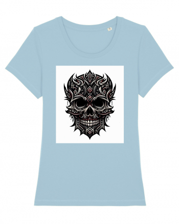 Skull/Craniu in diferite stiluri 18 Sky Blue