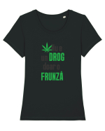 Nu e un drog Tricou mânecă scurtă guler larg fitted Damă Expresser