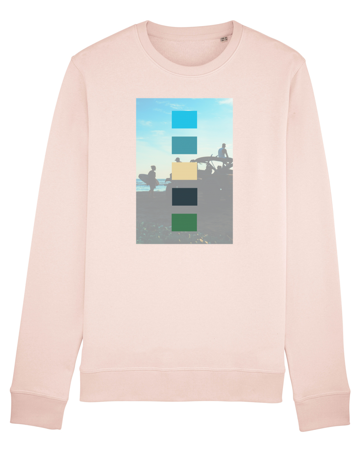 Bluză mânecă lungă Unisex Rise Candy Pink