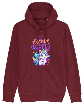 Unicorn simpatic pastel goth Burgundy