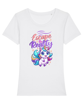 Unicorn simpatic pastel goth White