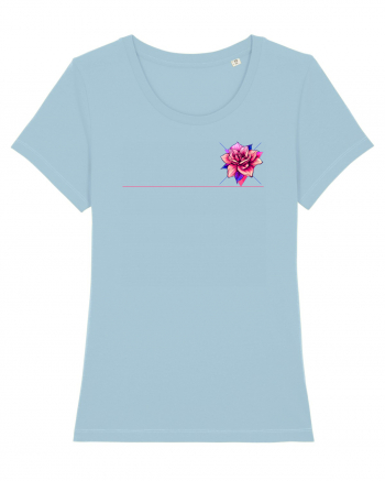 FLORAL GEOMETRIC 1 Sky Blue