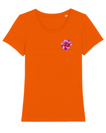 FLORAL GEOMETRIC 1 Bright Orange