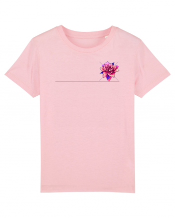 FLORAL GEOMETRIC 1 Cotton Pink