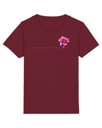 FLORAL GEOMETRIC 1 Burgundy