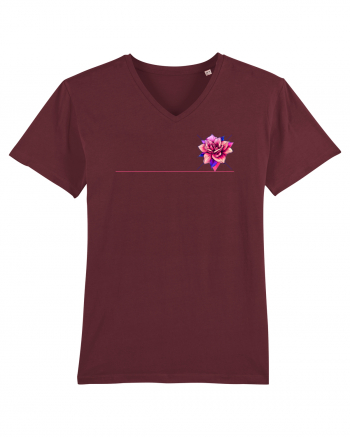 FLORAL GEOMETRIC 1 Burgundy