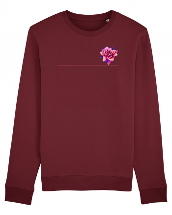 FLORAL GEOMETRIC 1 Burgundy