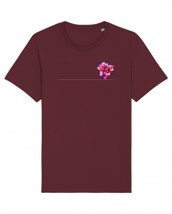 FLORAL GEOMETRIC 1 Burgundy