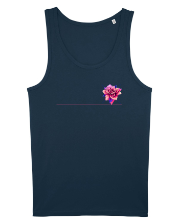 FLORAL GEOMETRIC 1 Navy