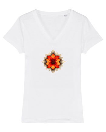 FLORAL GEOMETRIC 2 White
