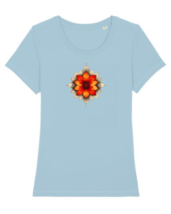 FLORAL GEOMETRIC 2 Sky Blue